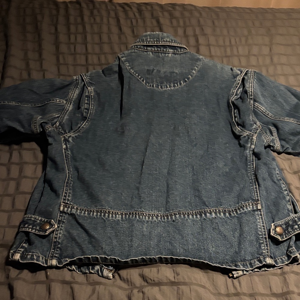 Perry Ellis Blue Denim Jacket - Picture 4 of 4